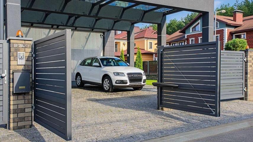 Для распашных ворот в Михайловске